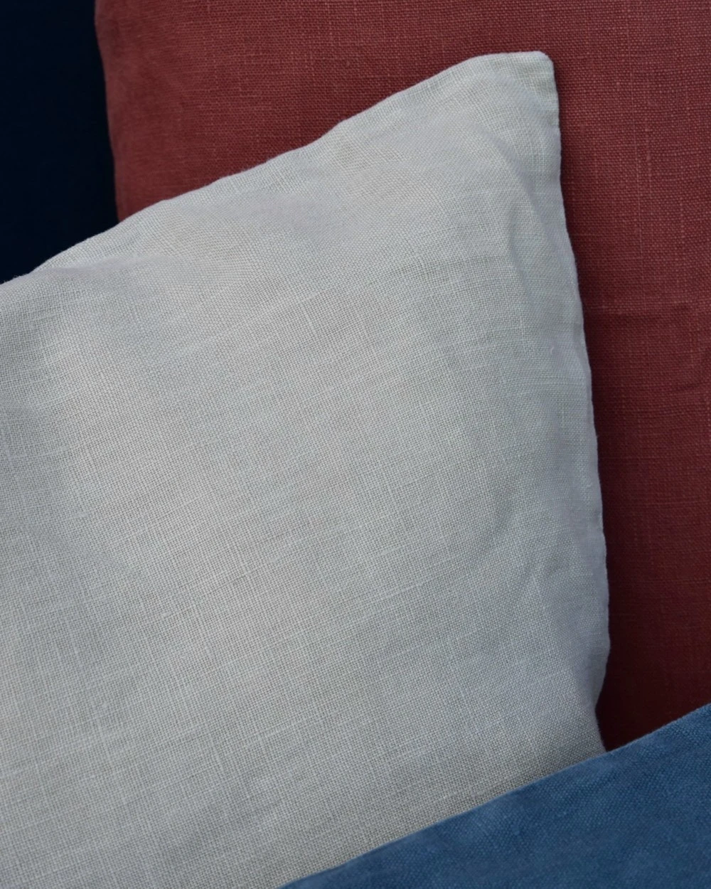 Linnenlook Kussen Hoes Fog, IB Laursen 3 Linnenlook Kussen Hoes Fog, IB Laursen