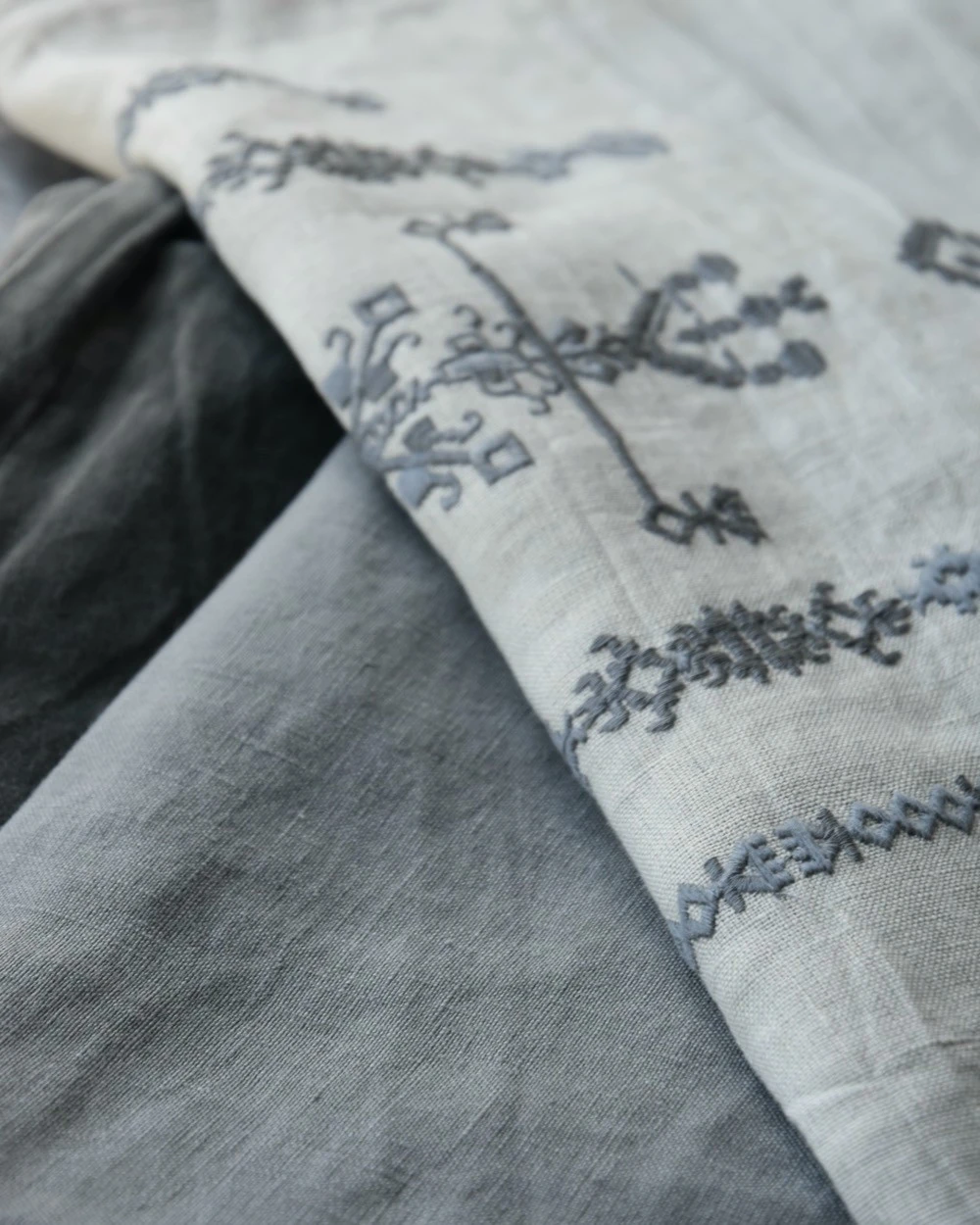 Linnenlook Rechthoekige Kussenhoes 'Thunder Grey', IB Laursen 7 Linnenlook Rechthoekige Kussenhoes 'Thunder Grey', IB Laursen - Afbeelding 5