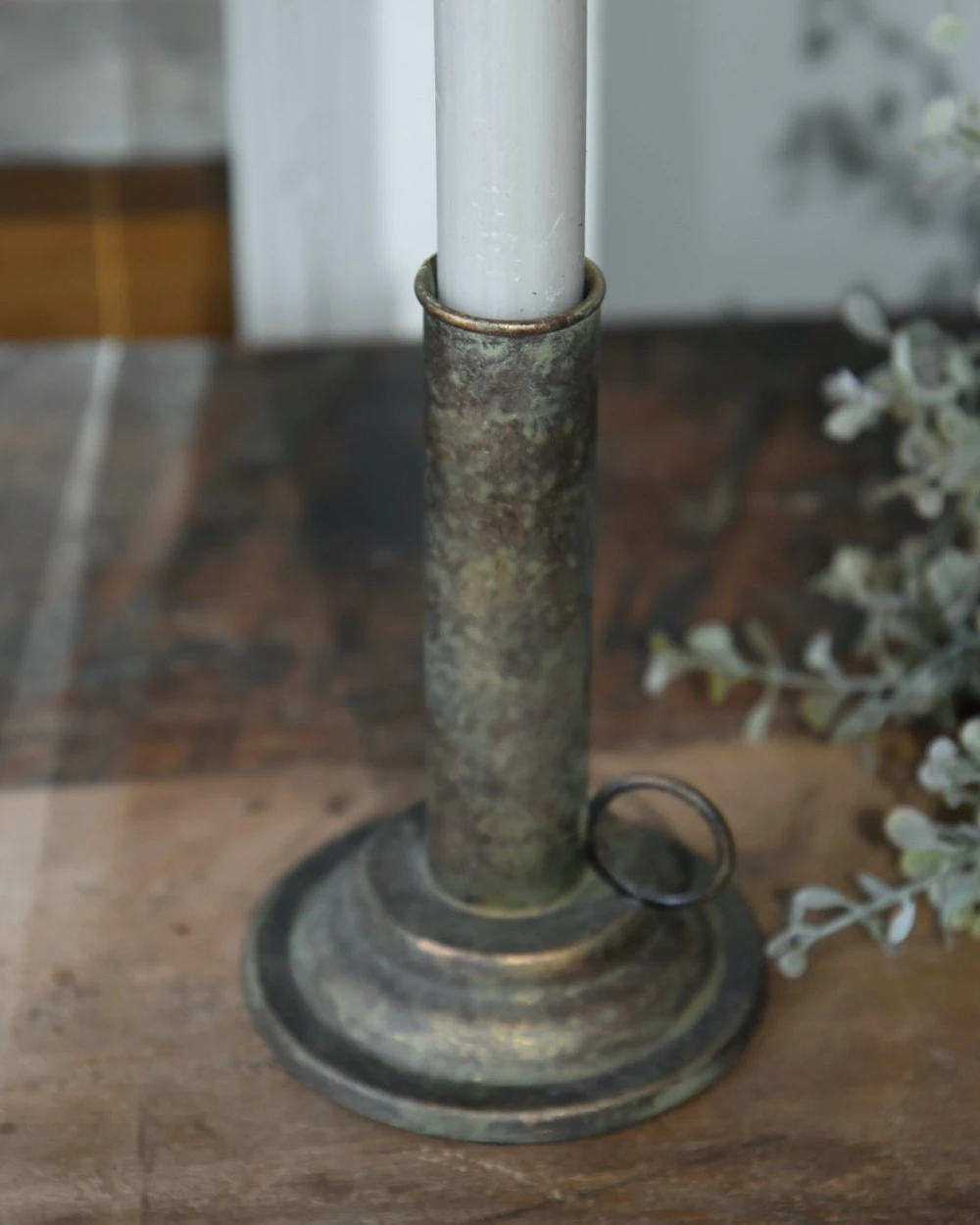 Metalen Antiek Look Kandelaar Met Oor, IB Laursen 5 Metalen Antiek Look Kandelaar Met Oor, IB Laursen - Afbeelding 3