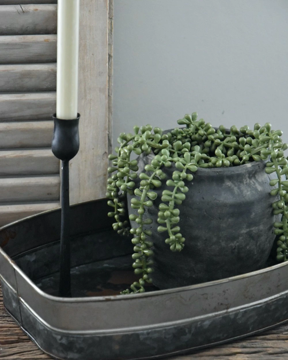 Metalen Bak In Twee Tinten Gelaagd, Groot 8 Metalen Bak In Twee Tinten Gelaagd, Groot - Afbeelding 6