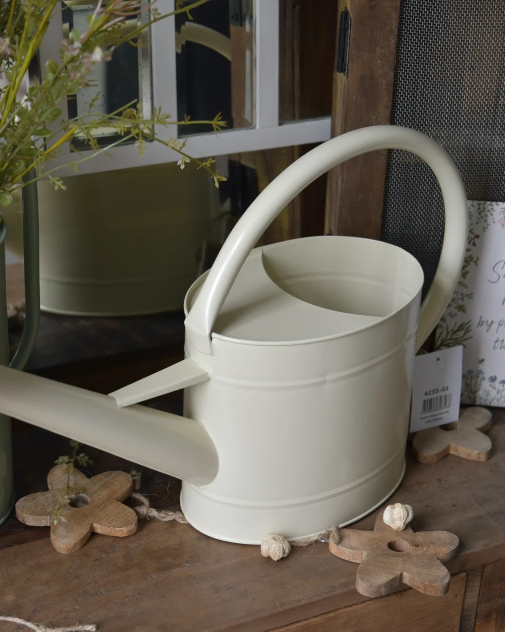 Metalen Gieter In Cream Met Sproeikop 5 Ltr, IB Laursen 7 Metalen Gieter In Cream Met Sproeikop 5 Ltr, IB Laursen - Afbeelding 5