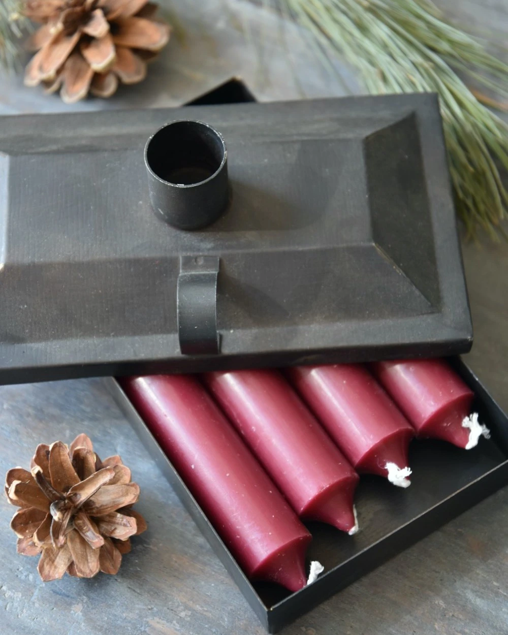 Metalen Kandelaar En Opbergbox Rustic, IB Laursen 6 Metalen Kandelaar En Opbergbox Rustic, IB Laursen - Afbeelding 4