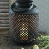 Metalen Lantaarn Met Gaatjes Patroon, XL 2 Metalen Lantaarn Met Gaatjes Patroon, XL -Bekend Decoratie Winkel metalen lantaarn met gaatjes patroon xl