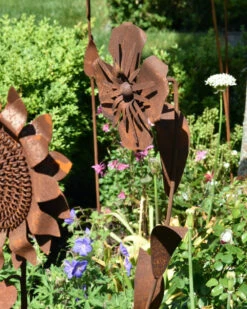 Metalen Tuinsteker Roestbloem Anemoon -Bekend Decoratie Winkel metalen tuinsteker roestbloem anemoon 4