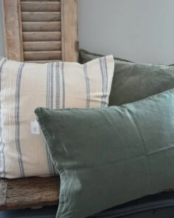 Olijf Groene Velours Kussenhoes, IB Laursen -Bekend Decoratie Winkel olijf groene velours kussenhoes ib laursen 6