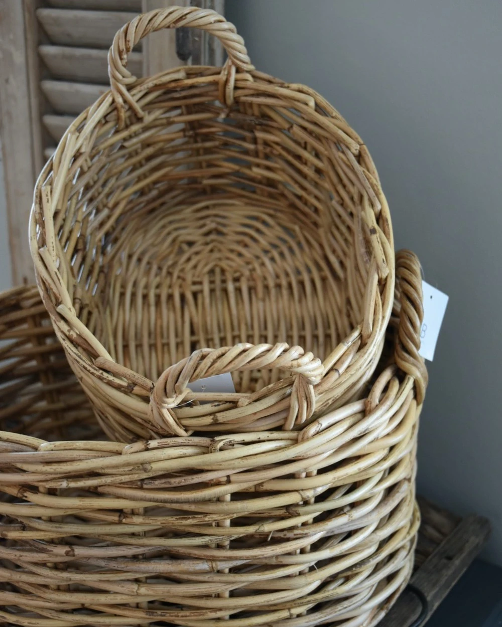 Ovale Rotan Mand Met Hengsels, IB Laursen 6 Ovale Rotan Mand Met Hengsels, IB Laursen - Afbeelding 4