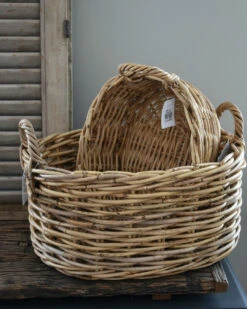 Ovale Rotan Mand Met Hengsels, IB Laursen 13 Ovale Rotan Mand Met Hengsels, IB Laursen -Bekend Decoratie Winkel ovale rotan mand met hengsels ib laursen 5