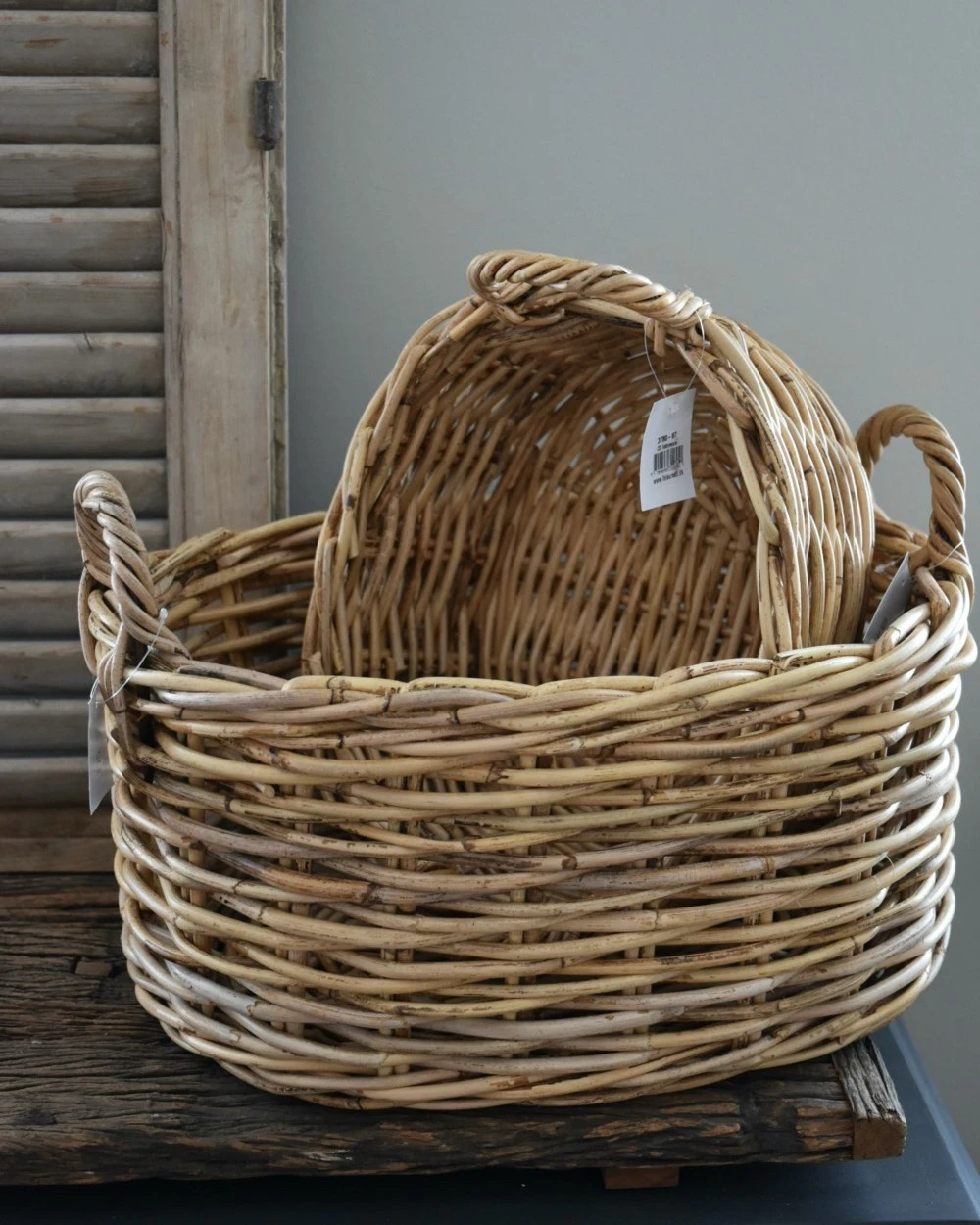 Ovale Rotan Mand Met Hengsels, IB Laursen 8 Ovale Rotan Mand Met Hengsels, IB Laursen - Afbeelding 6