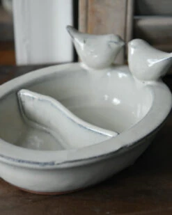 Ovalen Vogel Voeder/drink Schaal Met Twee Vogeltjes 11 Ovalen Vogel Voeder/drink Schaal Met Twee Vogeltjes -Bekend Decoratie Winkel ovalen vogel voederdrink schaal met twee vogeltjes 4