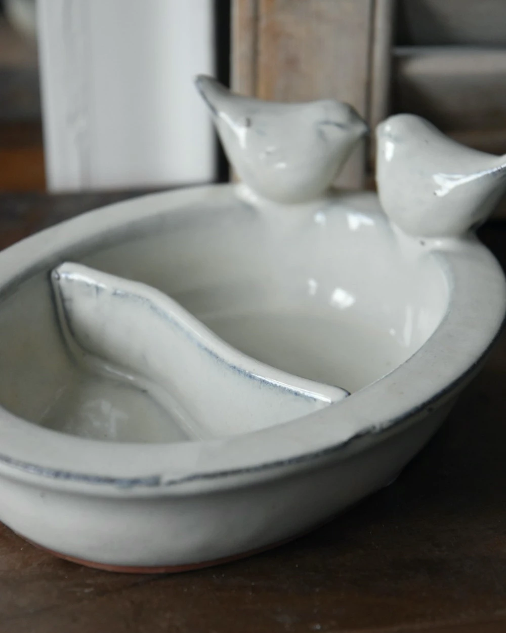 Ovalen Vogel Voeder/drink Schaal Met Twee Vogeltjes 7 Ovalen Vogel Voeder/drink Schaal Met Twee Vogeltjes - Afbeelding 5