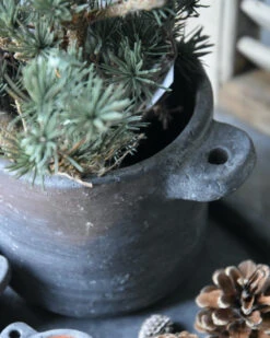 Planter Pot Met Oren Vintage Grijs Groot, Brynxz 10 Planter Pot Met Oren Vintage Grijs Groot, Brynxz -Bekend Decoratie Winkel planter pot met oren vintage grijs groot brynxz 1