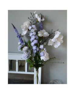 Pluk Boeket Zijde In Zacht Violet En Poeder Roze/wit -Bekend Decoratie Winkel pluk boeket zijde in zacht violet en poeder rozewit 3