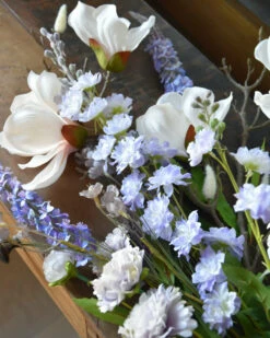 Pluk Boeket Zijde In Zacht Violet En Poeder Roze/wit -Bekend Decoratie Winkel pluk boeket zijde in zacht violet en poeder rozewit 5