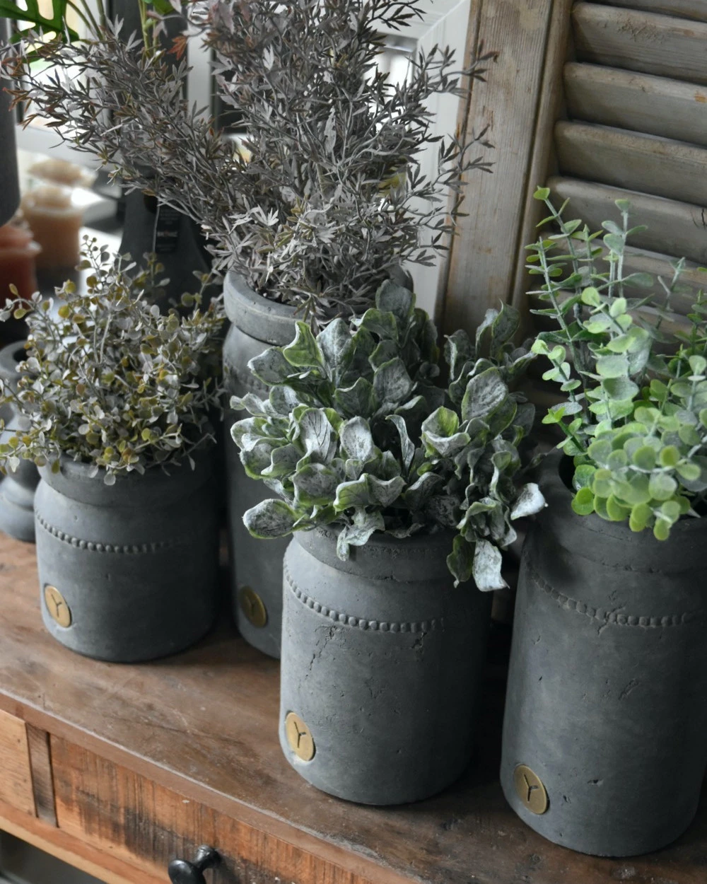 Pot Aardewerk Majestic Grijs Met Sierrandje En Kraag L, Brynxz 10 Pot Aardewerk Majestic Grijs Met Sierrandje En Kraag L, Brynxz - Afbeelding 8