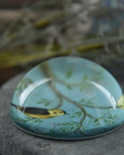 Presse Papier Met Vogels Op Tak In Pastel Blauw -Bekend Decoratie Winkel presse papier met vogels op tak in pastel blauw 6