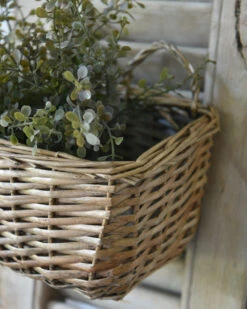 Rieten 'wand' Mand Met Twee Hengsels, IB Laursen 10 Rieten 'wand' Mand Met Twee Hengsels, IB Laursen -Bekend Decoratie Winkel rieten wand mand met twee hengsels ib laursen 3