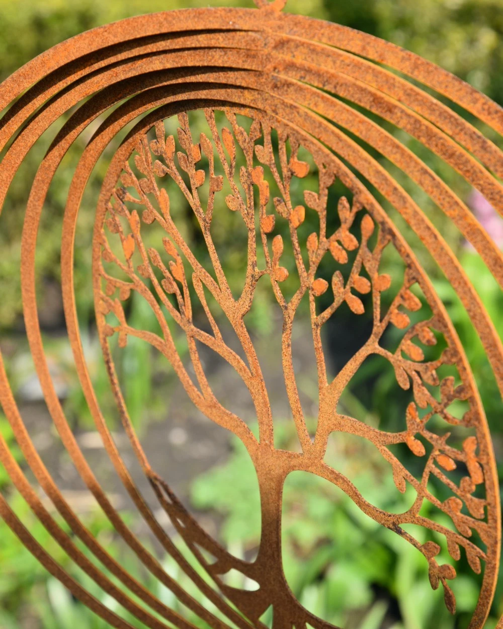 Ronde Ecoroest Windvanger Met Boom 4 Ronde Ecoroest Windvanger Met Boom - Afbeelding 2