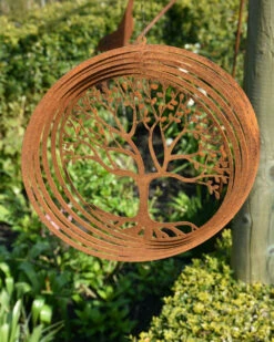 Ronde Ecoroest Windvanger Met Boom 12 Ronde Ecoroest Windvanger Met Boom -Bekend Decoratie Winkel ronde ecoroest windvanger met boom 3