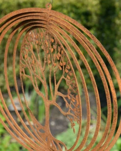 Ronde Ecoroest Windvanger Met Boom 13 Ronde Ecoroest Windvanger Met Boom -Bekend Decoratie Winkel ronde ecoroest windvanger met boom 4