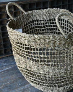 Ronde Mand Met Opgewerkte Structuur Middel Met Handvaten, IB Laursen -Bekend Decoratie Winkel ronde mand met opgewerkte structuur middel met handvaten ib laursen 6