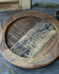 Ronde Oud Houten Plateau, IB Laursen 11 Ronde Oud Houten Plateau, IB Laursen -Bekend Decoratie Winkel ronde oud houten plateau unique ib laursen 3