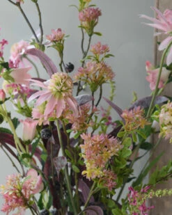 Roze Zijde Pluk Boeket Gemengd, Brynxz Met Bloesem, Klokjes Bloemen, Zonnehoed, Spirea En Eucalyptus 12 Roze Zijde Pluk Boeket Gemengd, Brynxz Met Bloesem, Klokjes Bloemen, Zonnehoed, Spirea En Eucalyptus -Bekend Decoratie Winkel roze zijde pluk boeket gemengd brynxz 3
