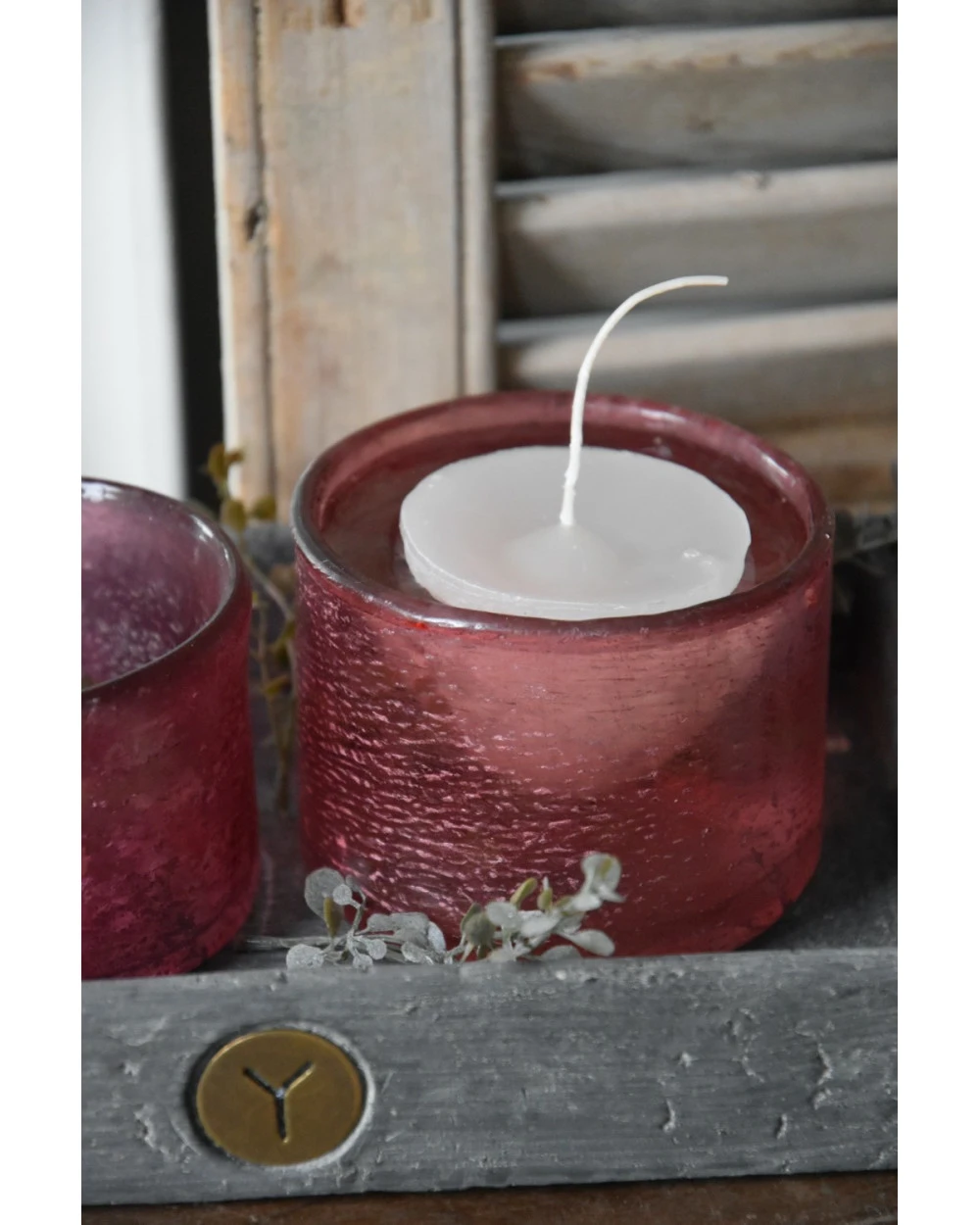 Set Theelichten Frosted Rose, Brynxz 3 Set Theelichten Frosted Rose, Brynxz