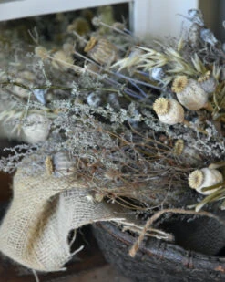 Sobere Droogbloem Toef In Oude Leemmand -Bekend Decoratie Winkel sobere droogbloem toef in oude leemmand 2