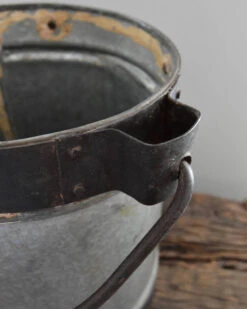 Stoere Zinken Emmer Met Hengsel -Bekend Decoratie Winkel stoere zinken emmer met hengsel 3
