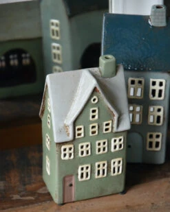 Theelicht Huisje Nyhavn Pastel Groen, IB Laursen -Bekend Decoratie Winkel theelicht huisje nyhavn pastel groen ib laursen 2