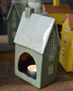 Theelicht Huisje Nyhavn Pastel Groen, IB Laursen -Bekend Decoratie Winkel theelicht huisje nyhavn pastel groen ib laursen 3