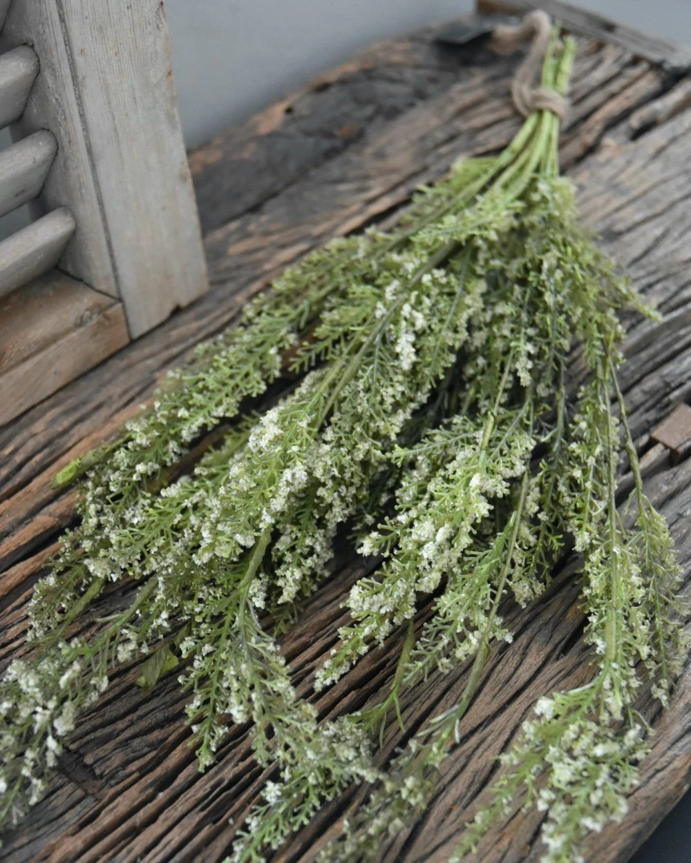 Toef Groen Met Fijne Witte Bloemetjes 5 Toef Groen Met Fijne Witte Bloemetjes - Afbeelding 3