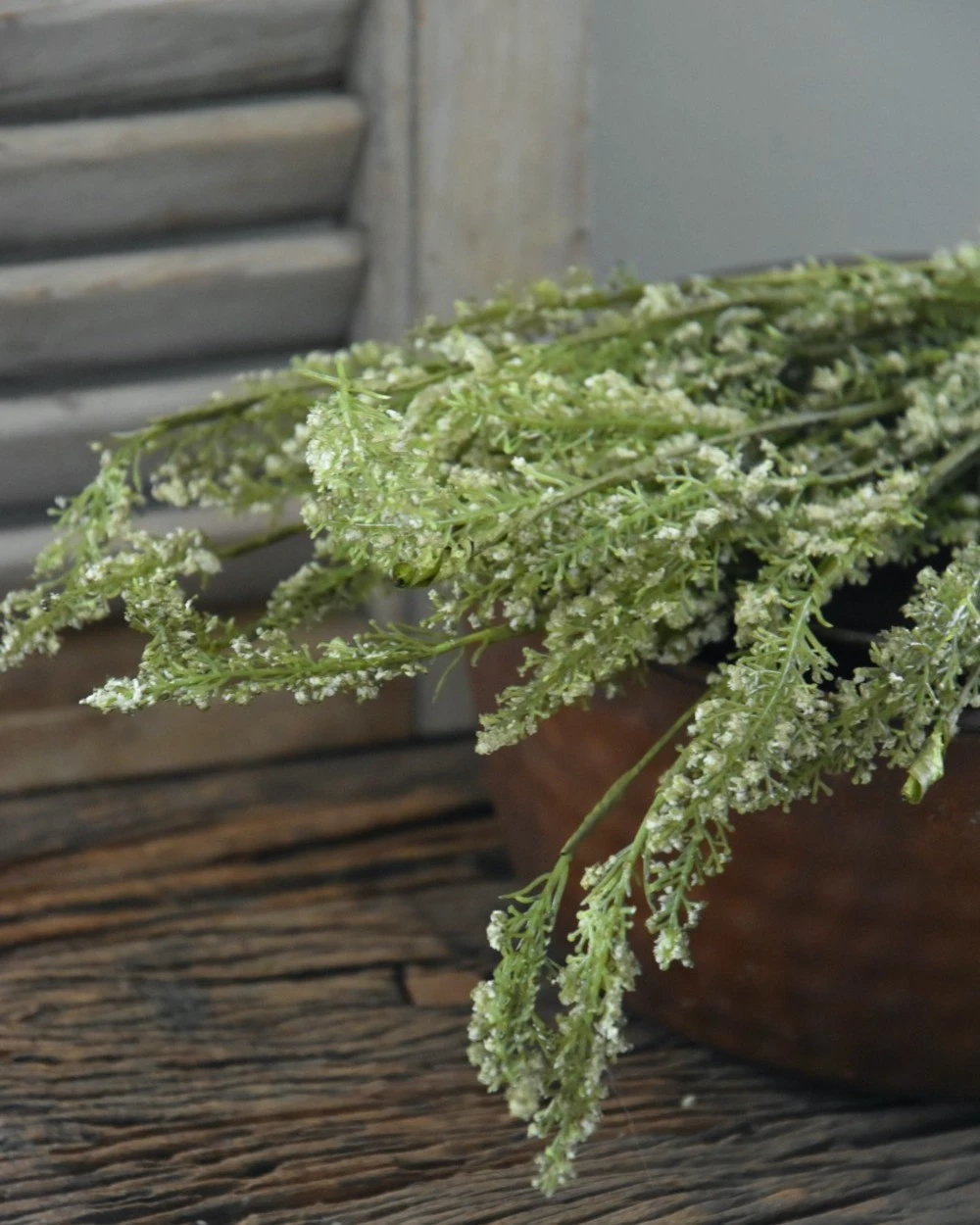 Toef Groen Met Fijne Witte Bloemetjes 7 Toef Groen Met Fijne Witte Bloemetjes - Afbeelding 5