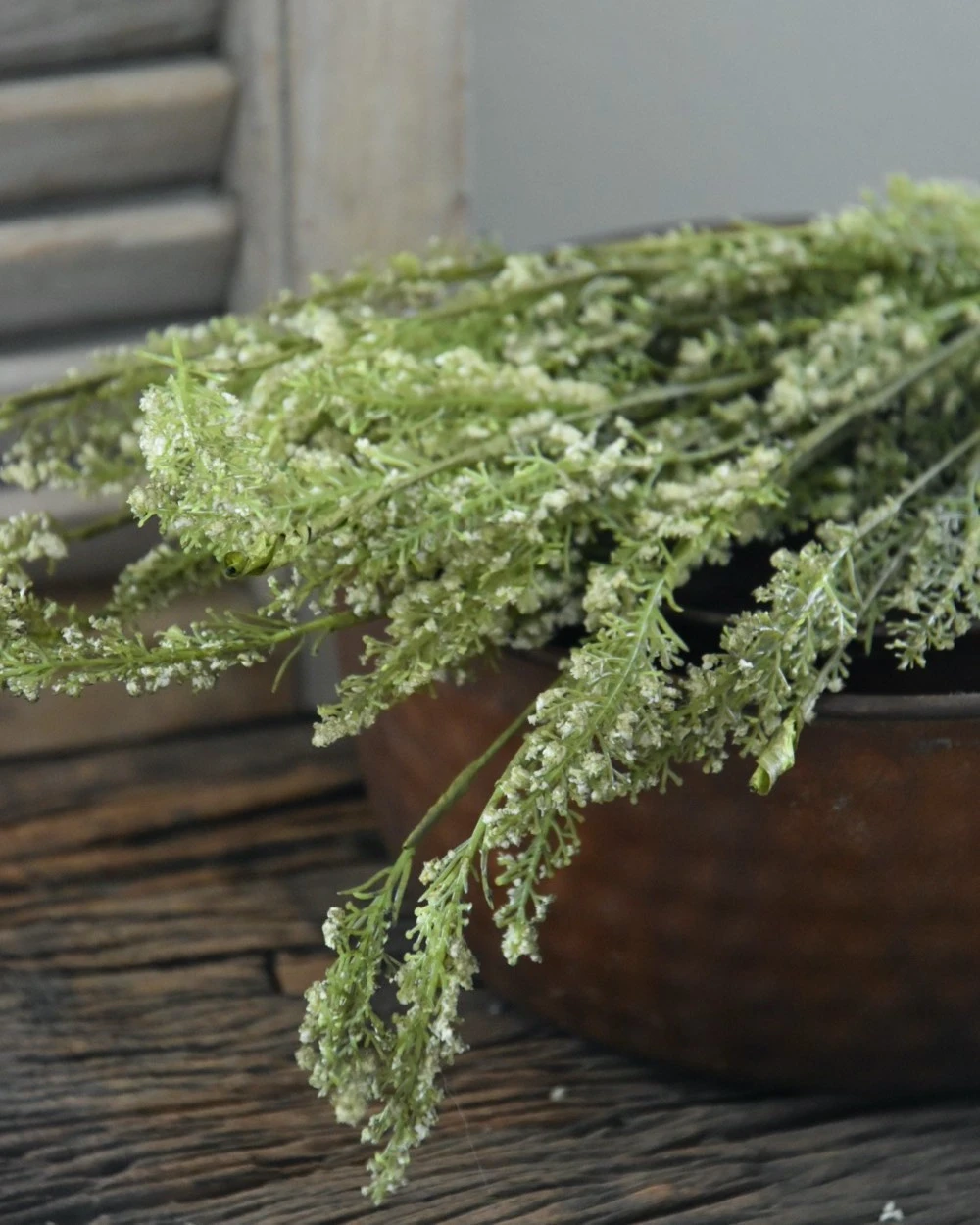 Toef Groen Met Fijne Witte Bloemetjes 3 Toef Groen Met Fijne Witte Bloemetjes