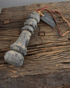 Toefhanger - Klos Verouderd Grijs -Bekend Decoratie Winkel toefhanger klos verouderd grijs 2