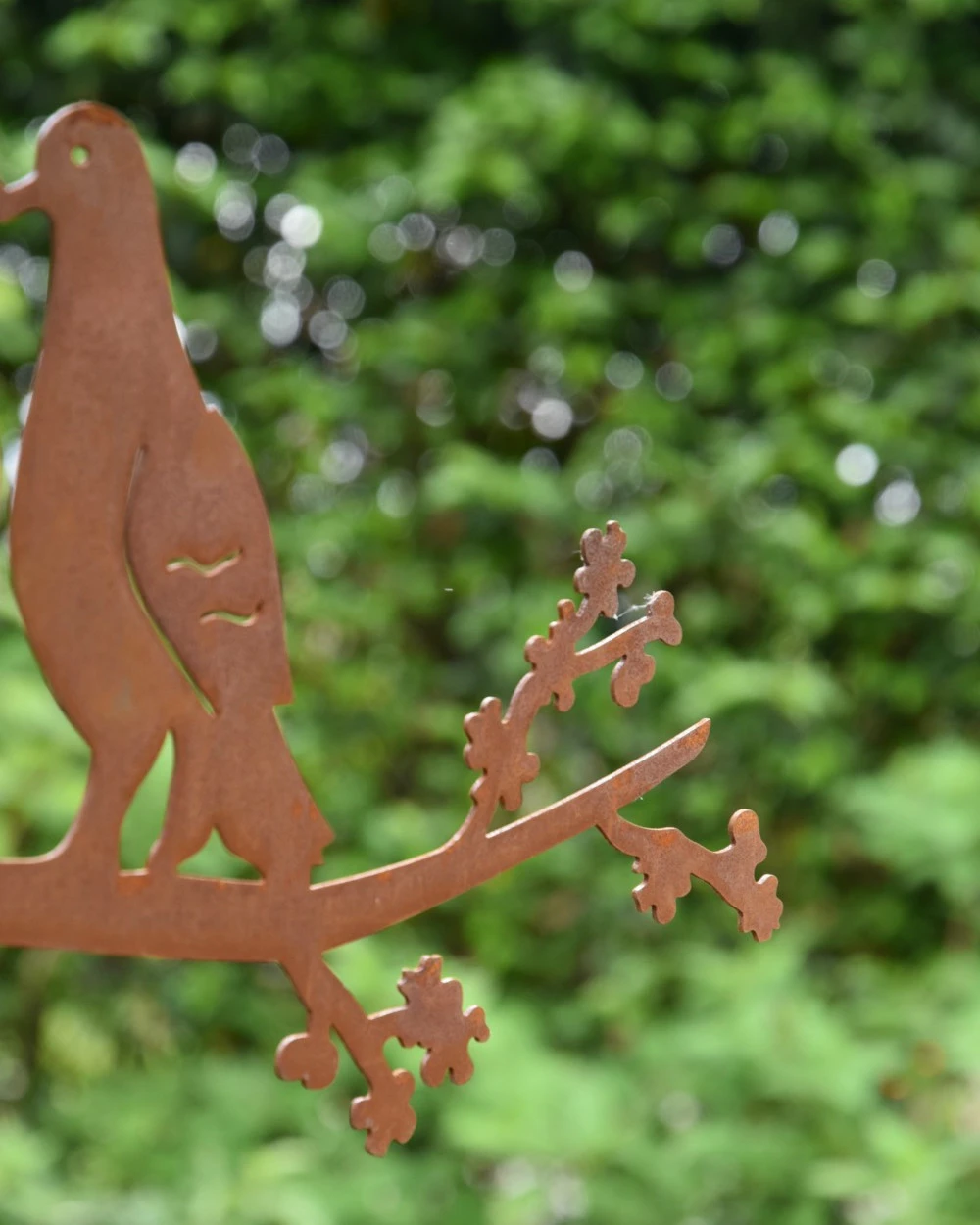 Tortelduiven Op Tak Metalen Tuin Decoratie 8 Tortelduiven Op Tak Metalen Tuin Decoratie - Afbeelding 6