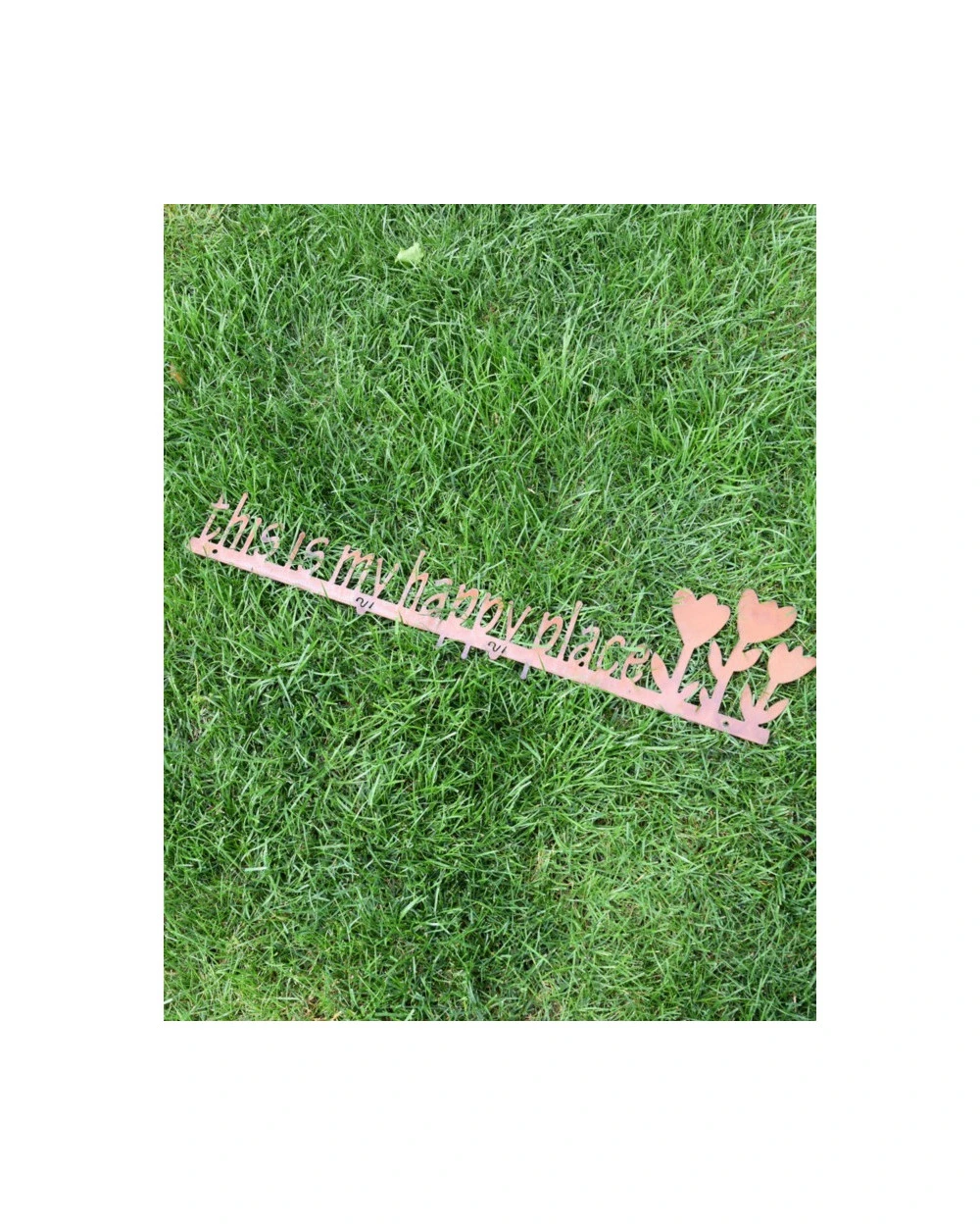 Tuindecoratie Wandtekst 'This Is My Happy Place' Met Bloemen 8 Tuindecoratie Wandtekst 'This Is My Happy Place' Met Bloemen - Afbeelding 6