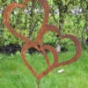 Tuinprikker Met 3 Harten Van Ecoroest 1 Tuinprikker Met 3 Harten Van Ecoroest -Bekend Decoratie Winkel tuinprikker met 3 harten van ecoroest