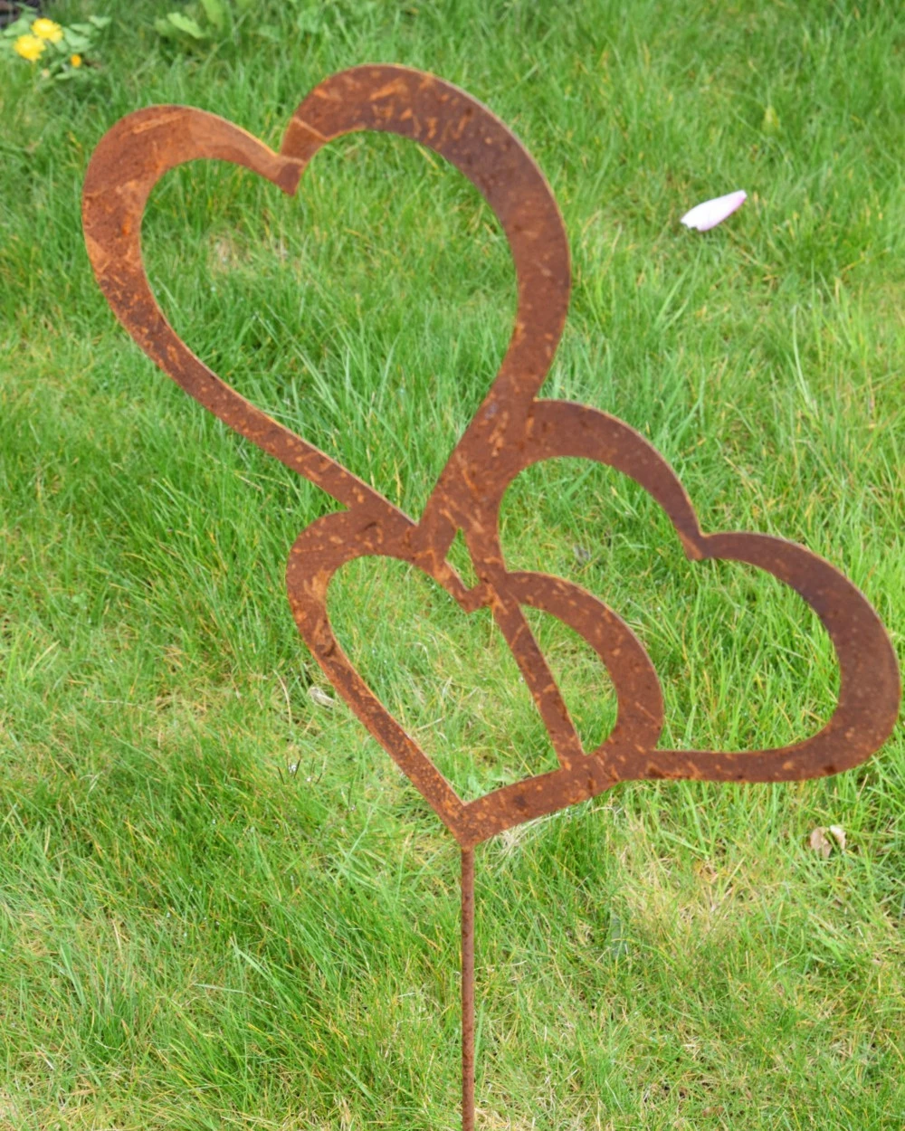 Tuinprikker Met 3 Harten Van Ecoroest 4 Tuinprikker Met 3 Harten Van Ecoroest - Afbeelding 3