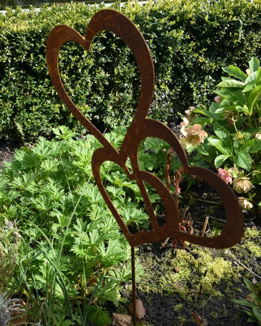 Tuinprikker Met 3 Harten Van Ecoroest 8 Tuinprikker Met 3 Harten Van Ecoroest - Afbeelding 7