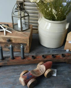 Unieke Rode Auto Van Hout Met Blauw Nr 94, IB Laursen -Bekend Decoratie Winkel unieke rode auto van hout met blauw nr 94 ib laursen 5