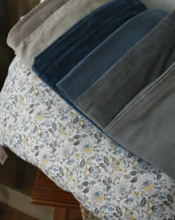 Vierkant Velours Kussen Fog, IB Laursen -Bekend Decoratie Winkel vierkant velours kussen fog ib laursen 4