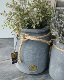 Vintage Grijze Pot Met Dik Touw Groot, Brynxz 12 Vintage Grijze Pot Met Dik Touw Groot, Brynxz -Bekend Decoratie Winkel vintage grijze pot met dik touw groot brynxz 4
