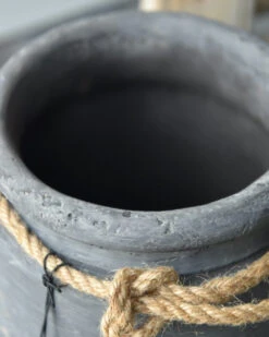 Vintage Grijze Pot Met Dik Touw Groot, Brynxz 13 Vintage Grijze Pot Met Dik Touw Groot, Brynxz -Bekend Decoratie Winkel vintage grijze pot met dik touw groot brynxz 5