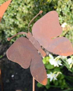 Vlinder Op Tuinprikker Ecoroest