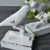 Vogel Boekensteun Antiek Wit, Set Van Twee 2 Vogel Boekensteun Antiek Wit, Set Van Twee -Bekend Decoratie Winkel vogel boekensteun antiek wit set van twee