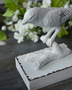 Vogel Boekensteun Antiek Wit, Set Van Twee -Bekend Decoratie Winkel vogel boekensteun antiek wit set van twee 4