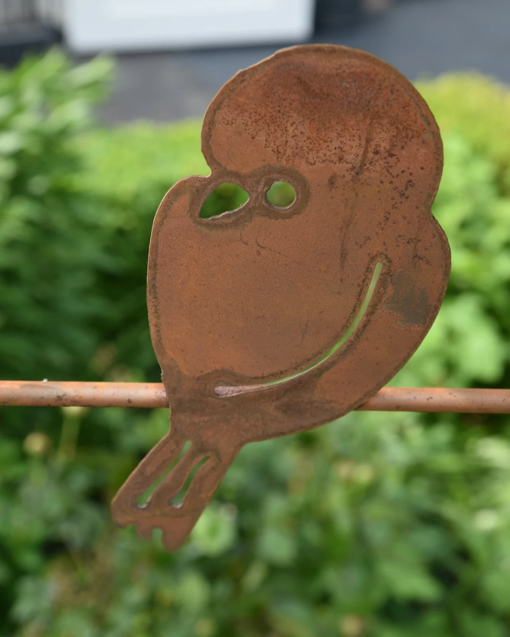 Vogel Voederhaak Van Metaal Met Musje 4 Vogel Voederhaak Van Metaal Met Musje - Afbeelding 2