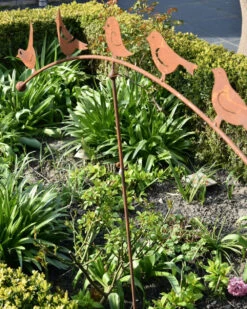 Vogelwip Tuin Prikker Van Ecoroest Met 5 Vogeltjes