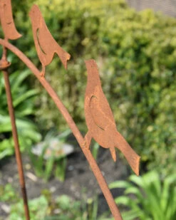 Vogelwip Tuin Prikker Van Ecoroest Met 5 Vogeltjes -Bekend Decoratie Winkel vogelwip tuin prikker van ecoroest met 5 vogeltjes 5